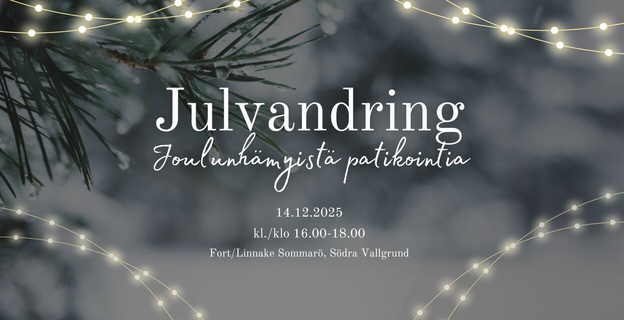Julvandring vid Fort sommarö 